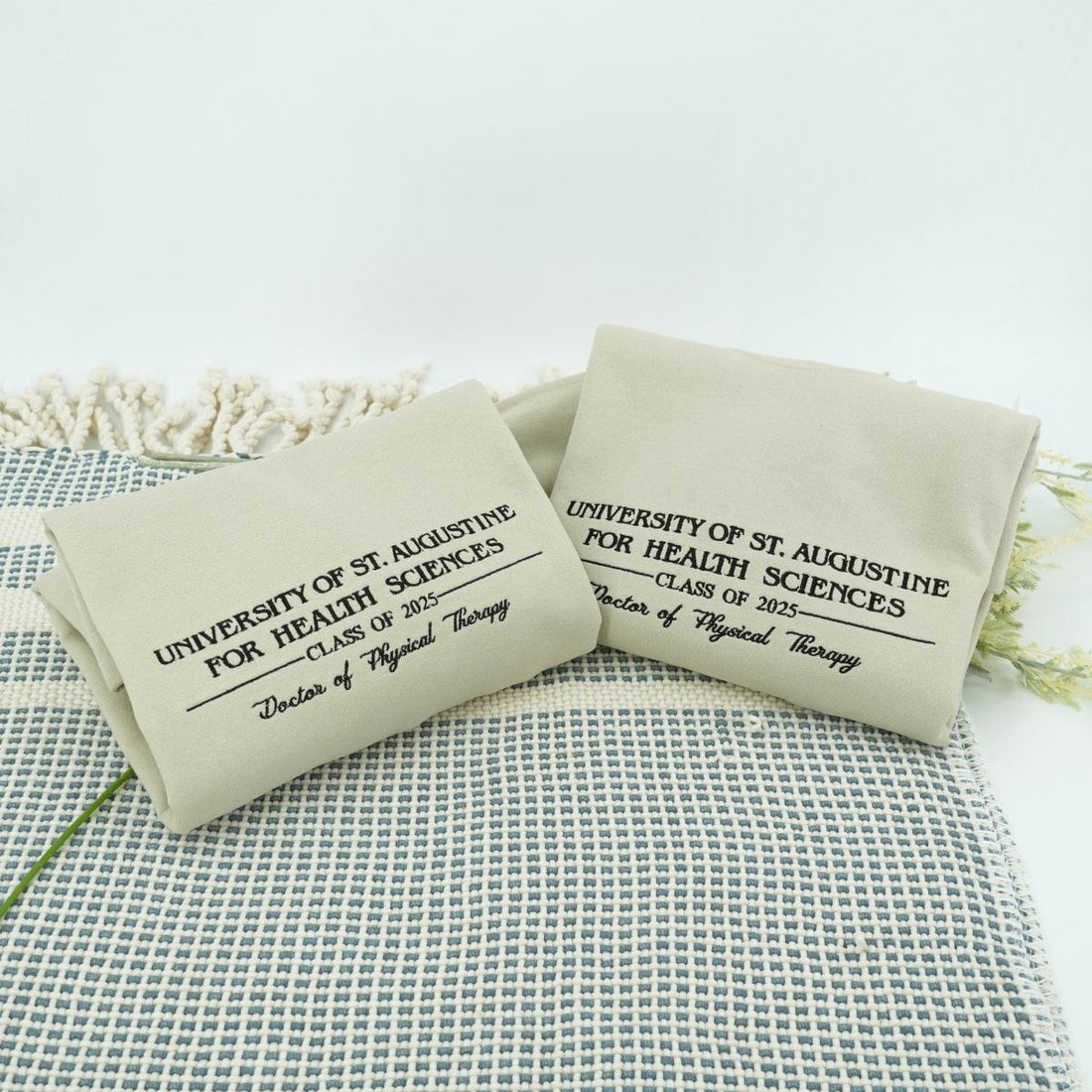 Embroidered University Alumni Hoodie with School Name & Year - College Gift